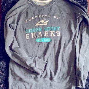 Cheersport Sharks crew neck sweatshirt